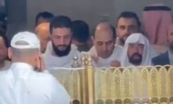 Suudi Arabistan'a giden Ahmed Şara Kabe'de eşiyle birlikte umre ibadetini yaptı