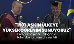 Cumhurbaşkanı Erdoğan'a Malezya'da fahri doktora beratı verildi