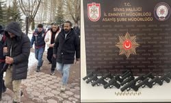 Sivas'ta silah kaçakçılığı operasyonunda 4 kişi tutuklama