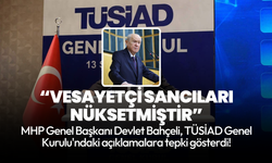 Bahçeli'den TÜSİAD'a tepki: Vesayetçi sancıları tekrar nüksetmiştir