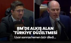 BM'de alkış alan 'Türkiye' düzeltmesi! Selman Özboyacı'nın uyarısı sonrası hemen özür diledi