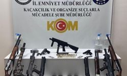 Samsun'da eğlence mekanından adeta cephanelik çıktı