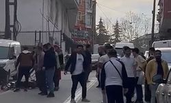 İstanbul’da motosikletiyle kalabalığa daldı