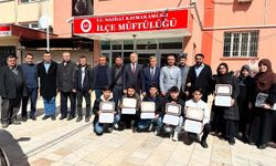 Nazilli’de hafızlık eğitimini tamamlayan öğrencilere belgelerini aldı