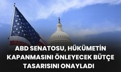 ABD Senatosu, Hükümetin Kapanmasını Önleyecek Bütçe Tasarısını Onayladı