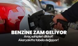 Akaryakıtta tabela değişiyor! Benzine zam geliyor...