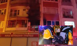 Bursa'da gece yarısı yangın paniği: 5 kişi hastaneye kaldırıldı