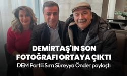 Sırrı Süreyya Önder Demirtaş’ın  fotoğrafını paylaştı