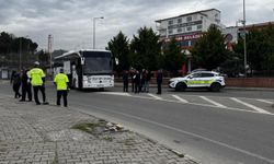 Ordu'da arızalanan otobüs yol ortasında kaldı