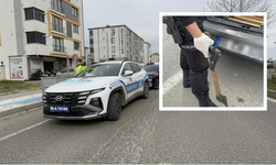 Trafikte silah teşhiri ihbarına polisten anında müdahale