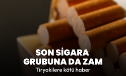 Bir sigara grubuna daha zam geldi