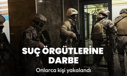 2 suç örgütüne operasyon: 80 gözaltı