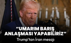 Trump'tan İran mesajı: Umarım bir barış anlaşması yapabiliriz