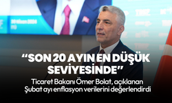 Bakan Bolat: Enflasyon son 20 ayın en düşük seviyesine gerilemiştir