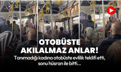 Otobüste akılalmaz anlar! Tanımadığı kadına otobüste evlilik teklifi etti, sonu hüsran ile bitti