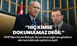 Devlet Bahçeli'den İmamoğlu açıklaması: Hiç kimse dokunulmaz değil