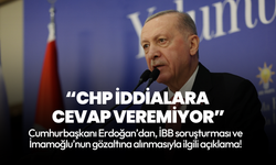 Cumhurbaşkanı Erdoğan: Diploma ve yolsuzluk iddialarına muhalefet yanıt veremiyor