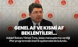 Bakan Tunç'tan 'İmralı ve genel af' yanıtı...