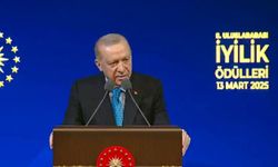 Cumhurbaşkanı Erdoğan 8. Uluslararası İyilik Ödülleri Töreni”nde konuşuyor...