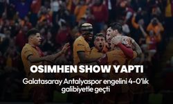 Osimhen show yaptı! Galatasaray  Antalyaspor engelini 4-0'lık galibiyetle geçti