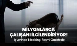 Milyonlarca çalışanı ilgilendiriyor! 7 maddelik mobbing genelgesi Resmi Gazete'de!