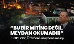 Özgür Özel'den Saraçhane mesajı: Bu bir miting değil, meydan okumadır