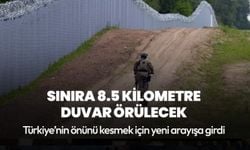 Türkiye-Yunanistan sınırına 8.5 kilometre duvar örülüyor