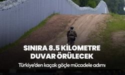 Türkiye-Yunanistan sınırına 8.5 kilometre duvar örülüyor