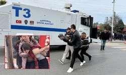 Sakarya'daki izinsiz gösteriye polis müdahalesi