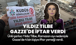 Yıldız Tilbe Gazze'de 4 bin kişiye iftar verdi