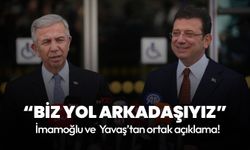 Ekrem İmamoğlu ile Mansur Yavaş bir araya geldi! "Biz yol arkadaşıyız"