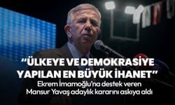 Mansur Yavaş'tan İmamoğlu'na destek: Adaylık kararımı askıya alıyorum