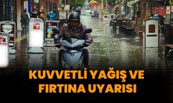 Doğu Akdeniz'de Kuvvetli Yağış ve Fırtına Uyarısı