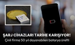 Şarj cihazları tarihe karışıyor! Çinli firma 50 yıl dayanabilen batarya duyurdu