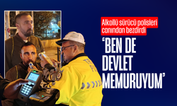 Alkollü sürücü polisleri canından bezdirdi: Ben de memurum