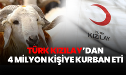 Türk Kızılay 4 milyonu aşkın kişiye kurban eti ulaştıracak