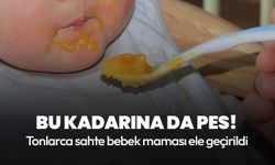 Depoya baskın yapıldı! Tonlarca sahte bebek maması ele geçirildi