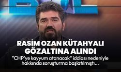 Rasim Ozan Kütahyalı gözaltına alındı
