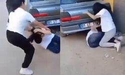 Adana'da Kızların ‘küfür' kavgası kamerada