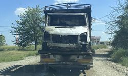 Diyarbakır'da Yanmış Kamyonette Baba ve Oğlunun Cesetleri Bulundu