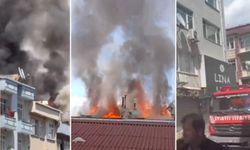 Bayrampaşa'da 5 katlı binada yangın