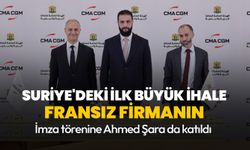 Suriye'deki ilk büyük ihaleyi Fransız CMA CGM firması aldı