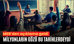 2025-2026 Eğitim Yılı Takvimi Açıklandı