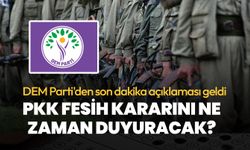 DEM Parti'den "PKK" açıklaması: An meselesi