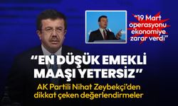 AK Partili Nihat Zeybekçi: En düşük emekli maaşı yetersiz