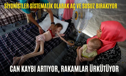 Gazze’de siyonistlerin kıtlık politikası can kaybı sayını artırıyor