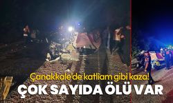 Çanakkale'de katliam gibi kaza: Çok sayıda ölü var