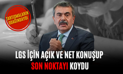 Bakan Tekin, LGS tartışmasına son noktayı koydu