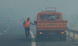 Kırklareli'nde kontrol altına alınan yangın sonrası otoyol trafiğe açıldı