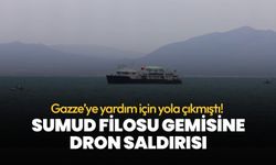 Gazze’ye yardım için yola çıkmıştı! Sumud Filosu gemisine dron saldırısı